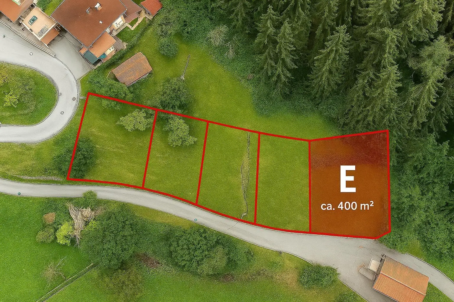 Grundstück - Landeck - schematisch dargestellt