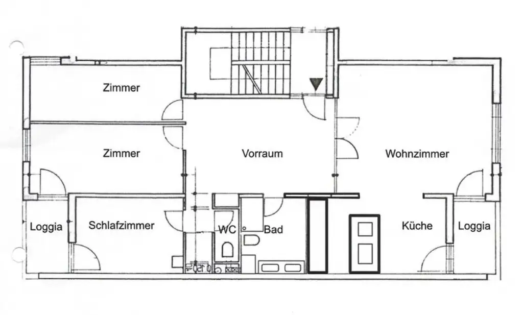 Helle und ruhige - Top ausgestattete Wohnung mit 2 Loggien
