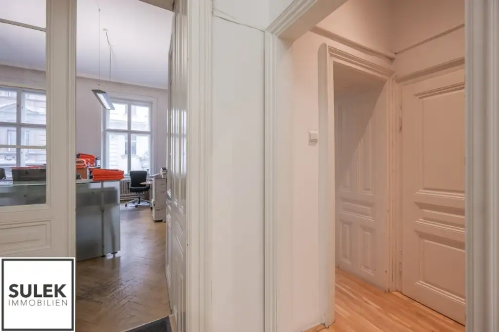 praktisch aufgeteiltes 3-Zimmer Büro im Co-Working Space / Nähe Albertina, Staatsoper