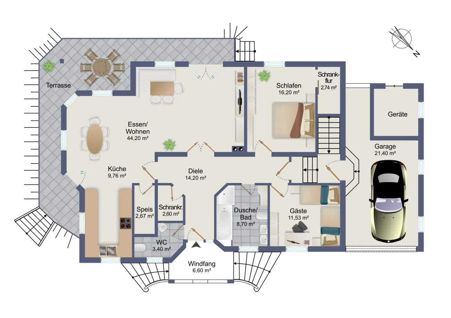 Traumhafter Bungalow in sonniger Lage
