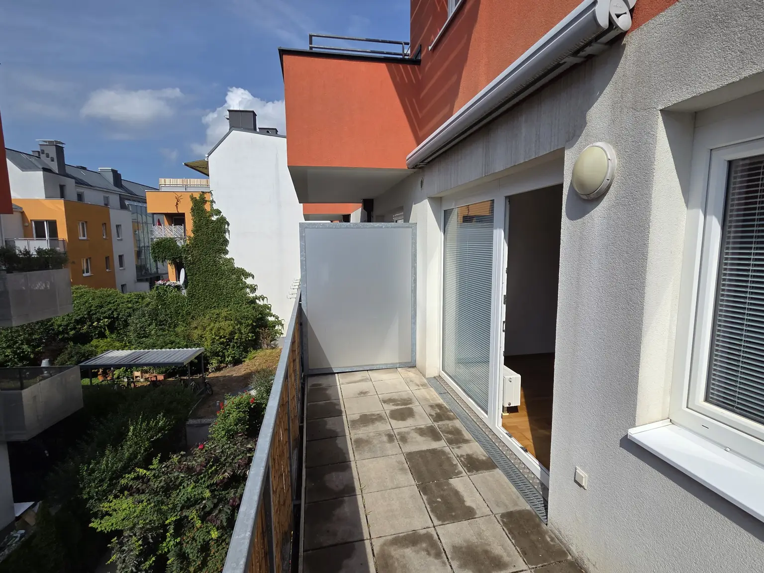 Balkon Blickrichtung NW