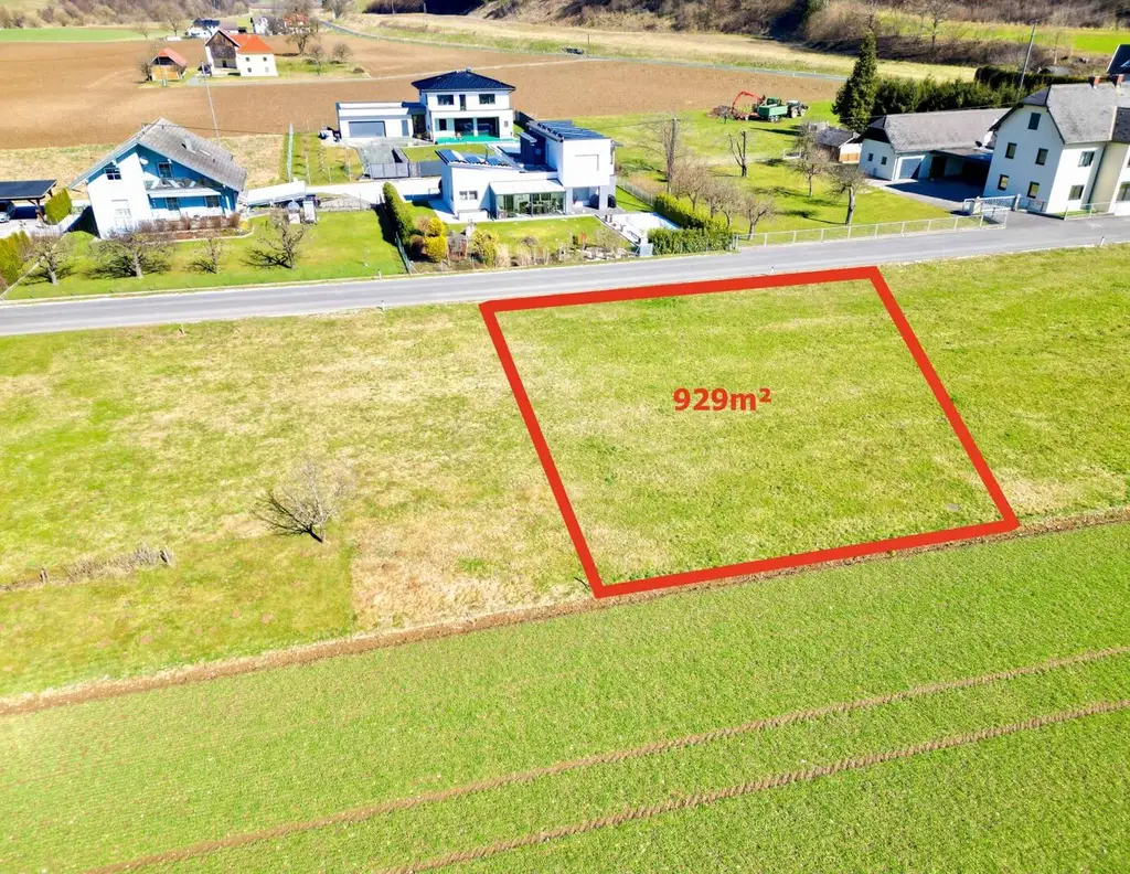 Sonniges Baugrundstück mit unverbaubarer Weitsicht in Sankt Margarethen ob Töllerberg