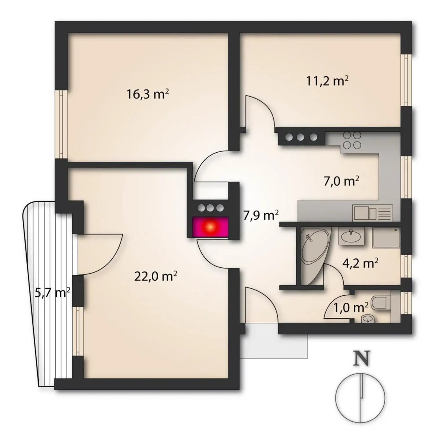 Grundrissplan