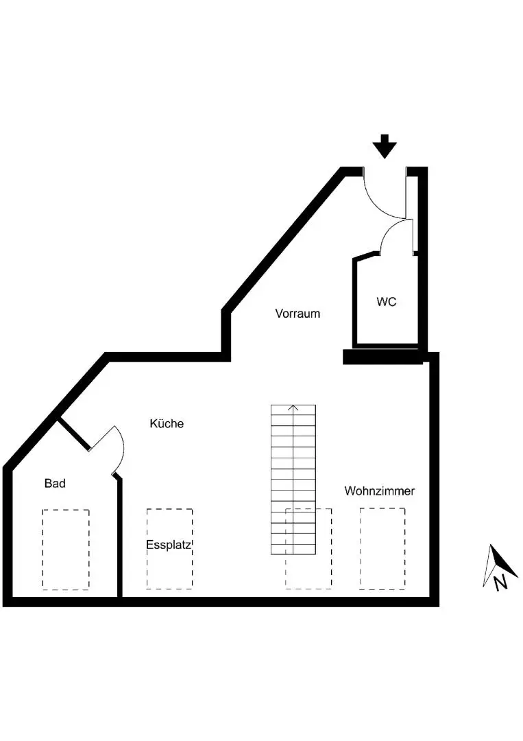 17. Eigentumswohnung 1160 Wien - Grundriss Ebene 1