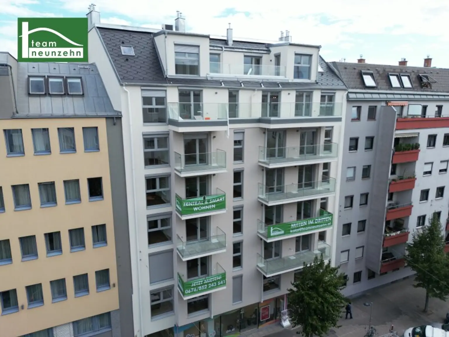 Klimatisierte Erstbezugs-Wohnung im DG nahe U3, S-Bahn und hervorragender Infrastruktur mit hochwertiger Ausstattung! - Mitten im Dritten