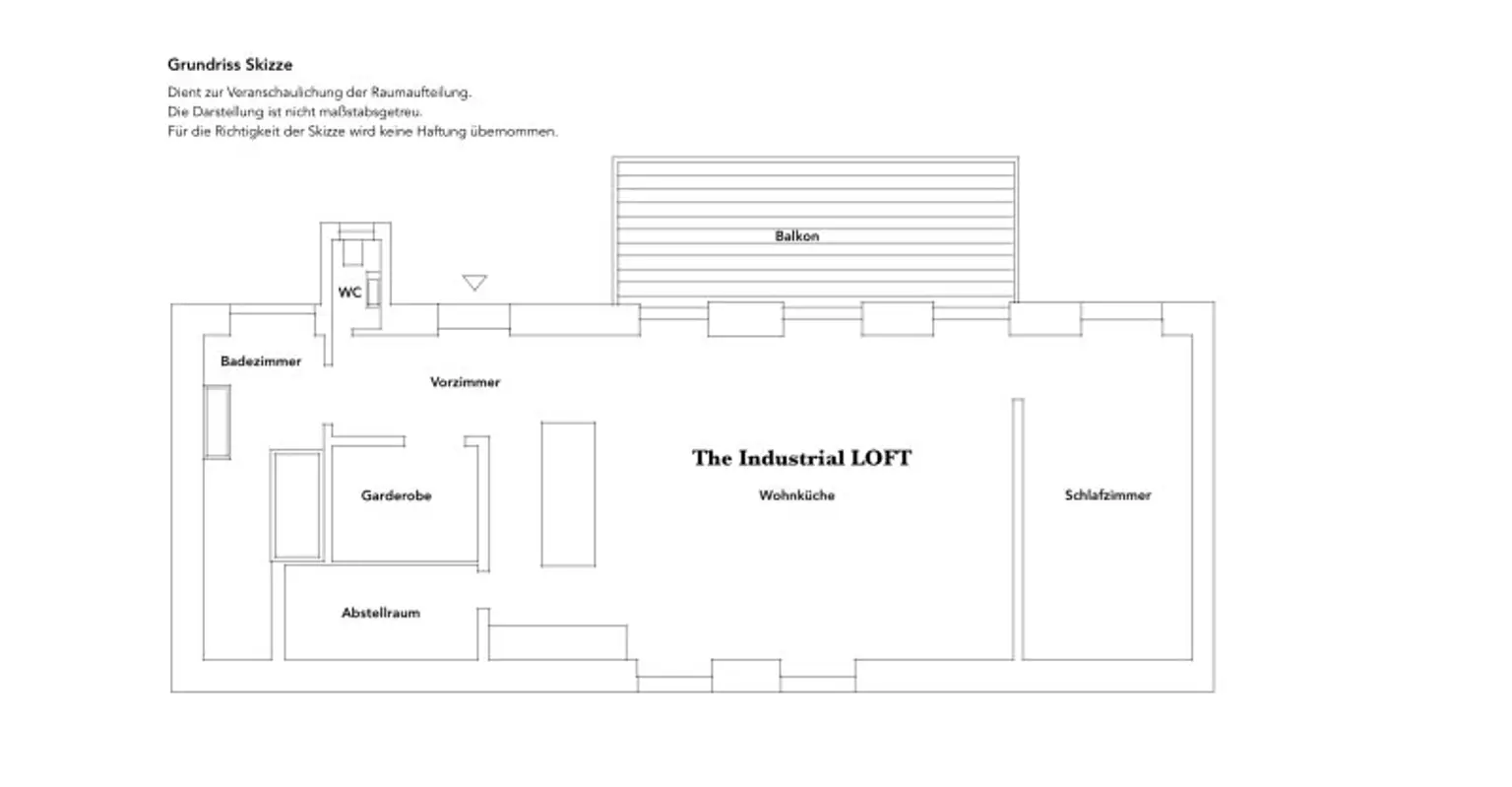 Einzigartiges LOFT in Hofruhelage | Traumhafte Immobilie mit großzügigem Balkon | Vollmöbliert bei Bedarf