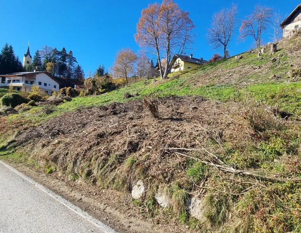 Baugrund - Blick ins Rosental-Kärnten - Hanglage