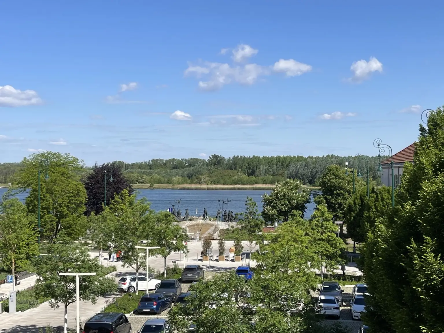 Aussicht vom großem Büro