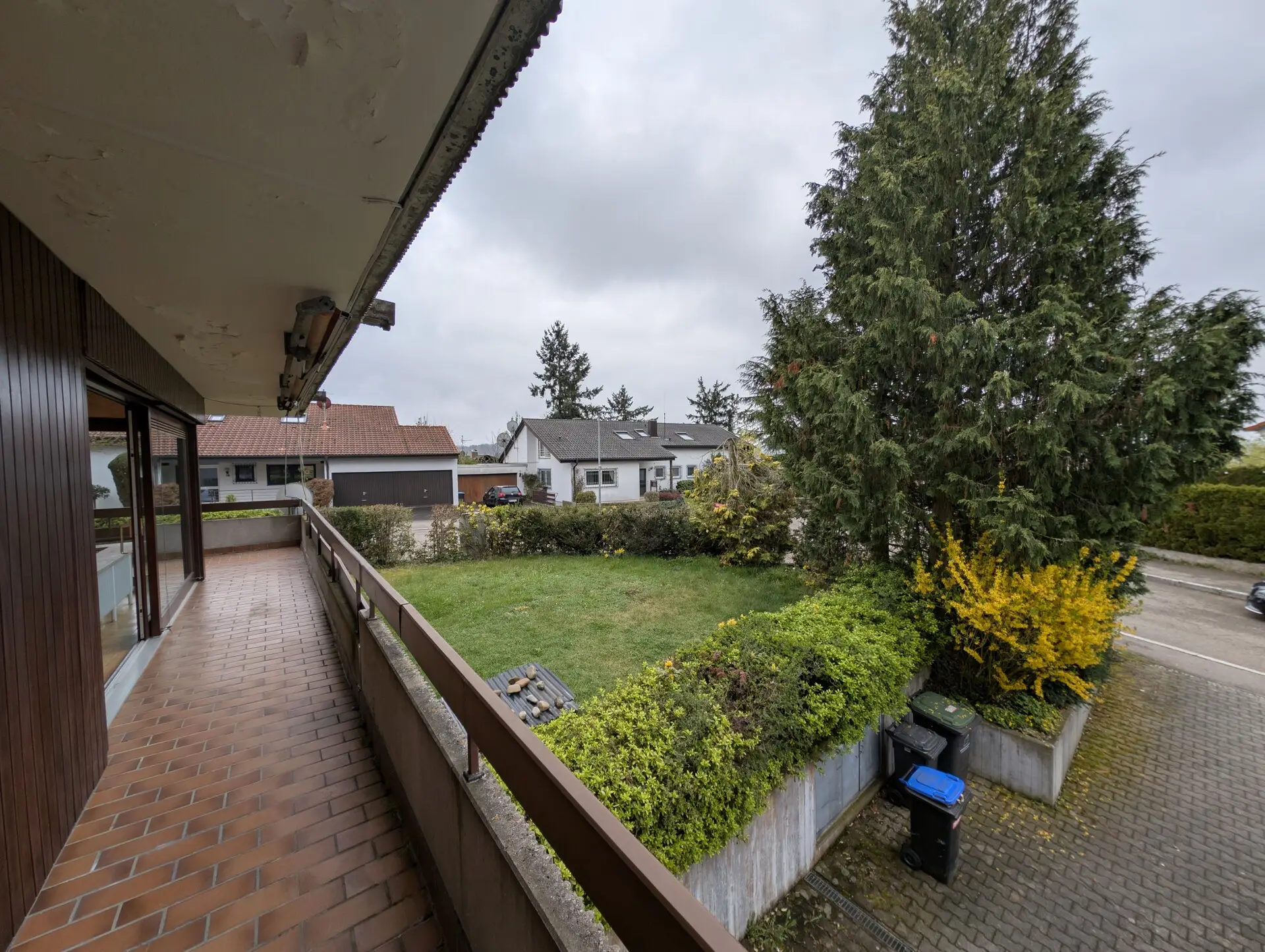 Balkon und Garten