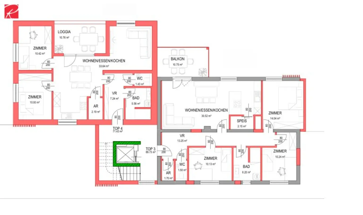 Grundriss - Pischelsdorf 217