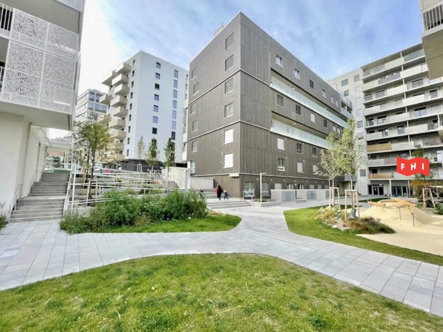 Energieeffizienter 59m² Terrassen-Erstbezug mit Erdwärme, Photovoltaik, Deckenkühlung u. weitläufiger Gemeinschaftsterrasse Nähe Schloss Belvedere