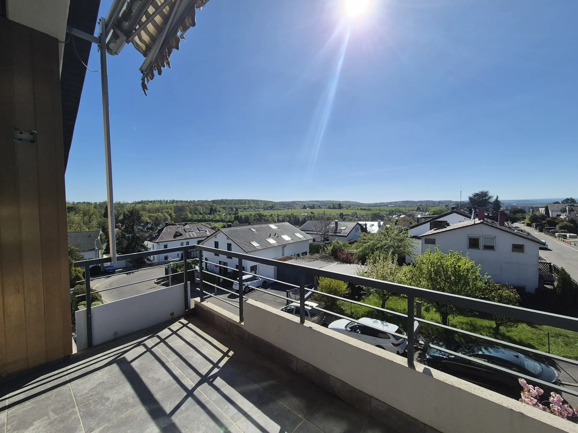 Aussicht Westbalkon