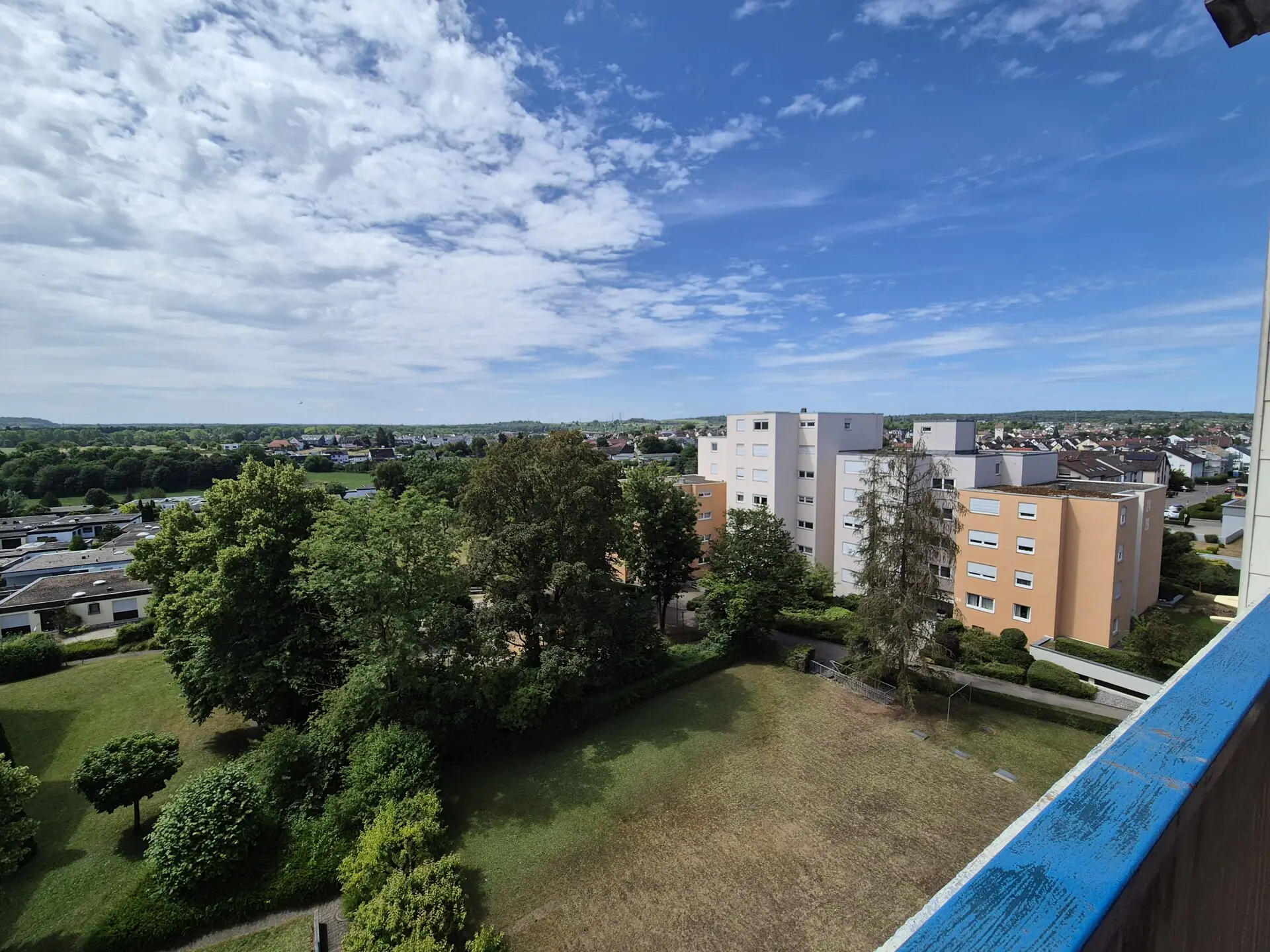 Balkonaussicht Richtung West
