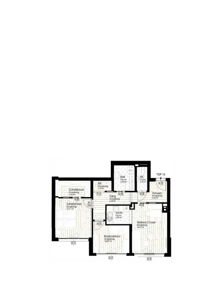 "drei Zimmer – du hast Platz"