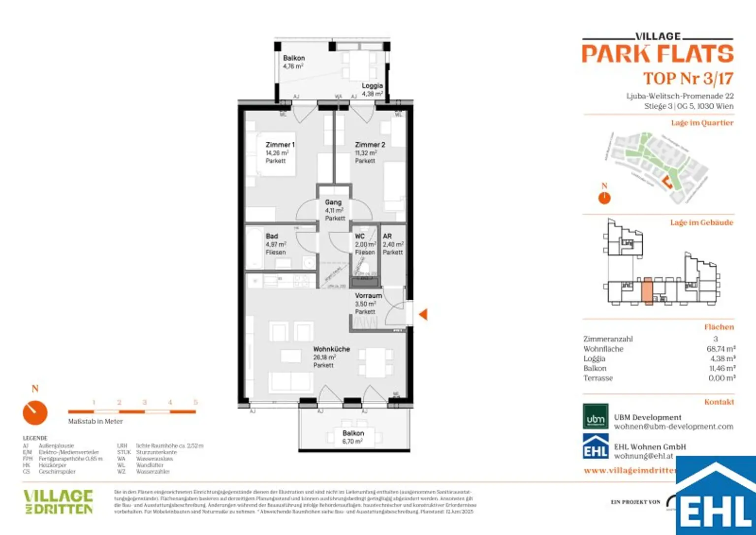 Zukunftssicher investieren in Wiens begehrtem Stadtteil – PARK FLATS
