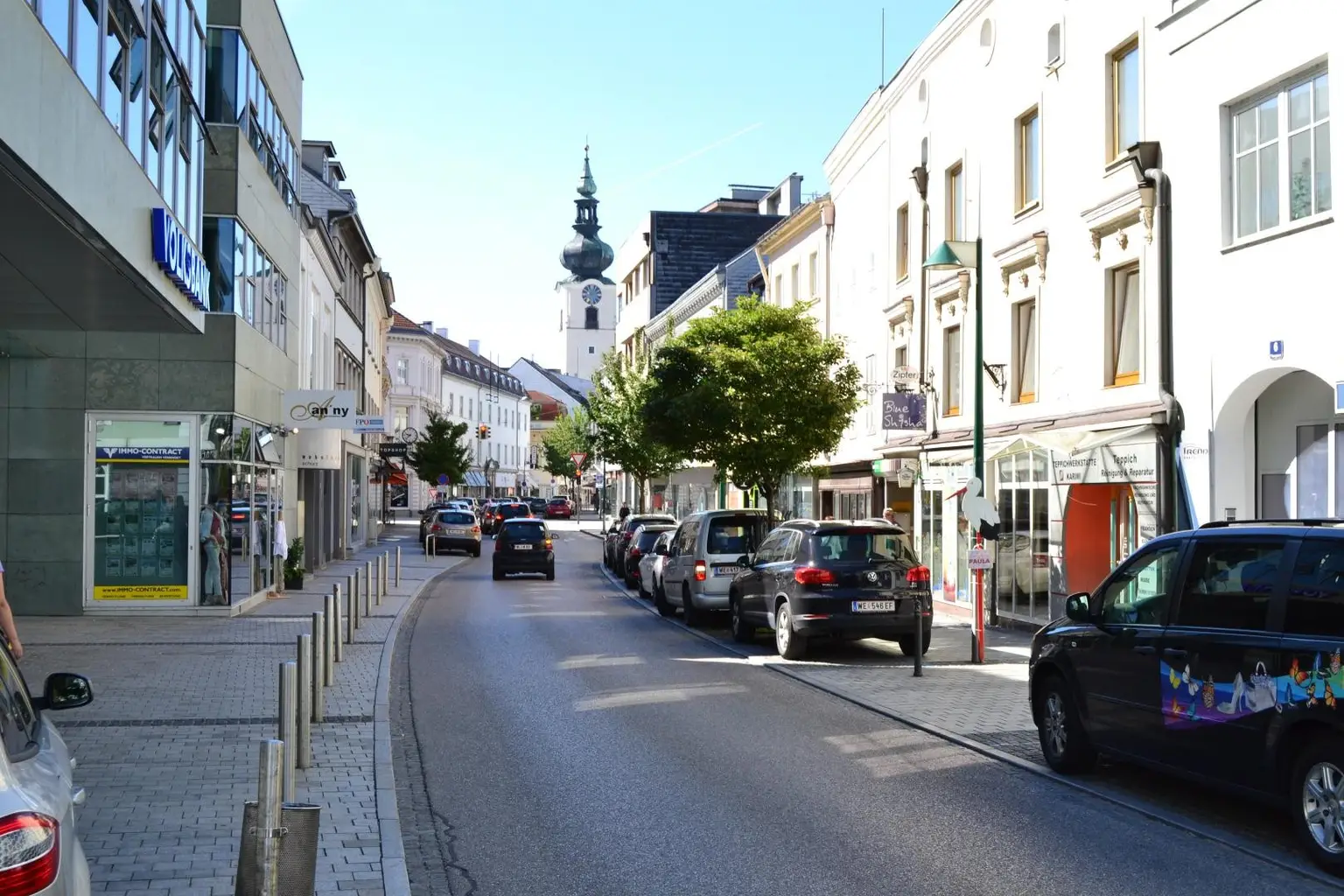 Pfarrgasse Nord-Blickrichtung Süden