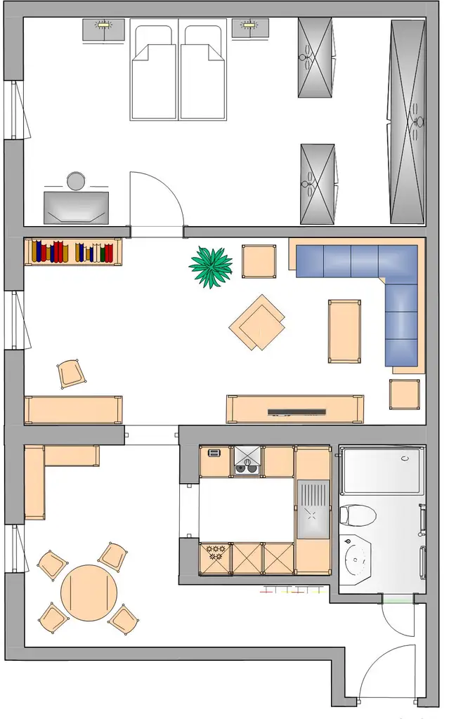 Wels: eine reizende 61 m² Wohnung mit Blick ins Grüne