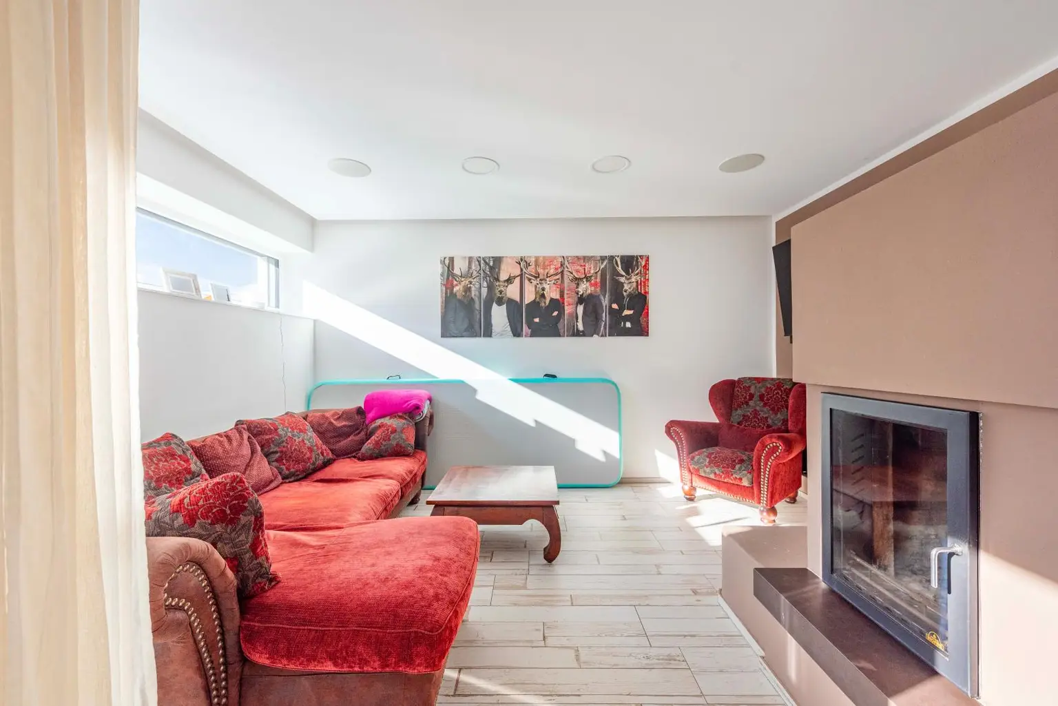 Wohnzimmer mit tollem Kaminofen