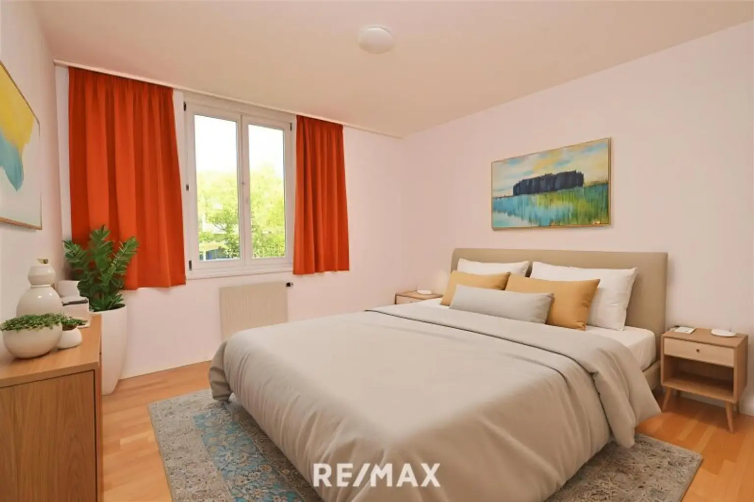 Schlafzimmer (virtuell eingerichtet)