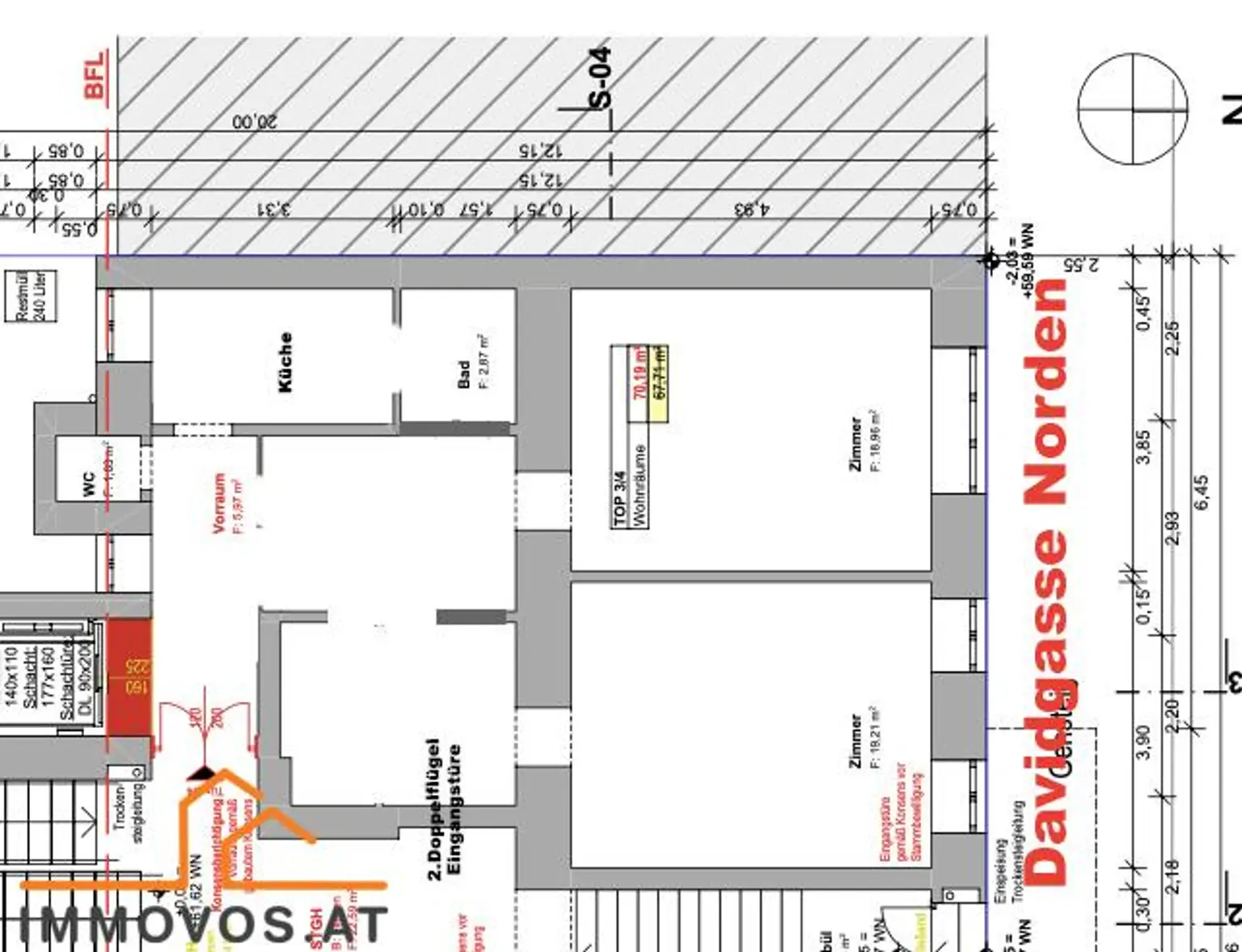 * 2 ALTBAU Wohnungen mit BALKON - Möglichkeit * zum Zusammenlegen als MAISONETTE *