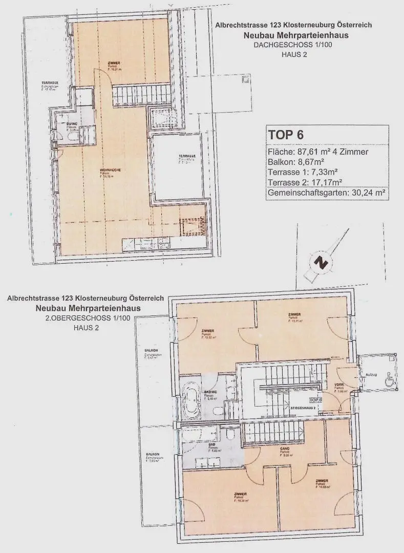 Albrechtstrasse Obj.3309 Plan