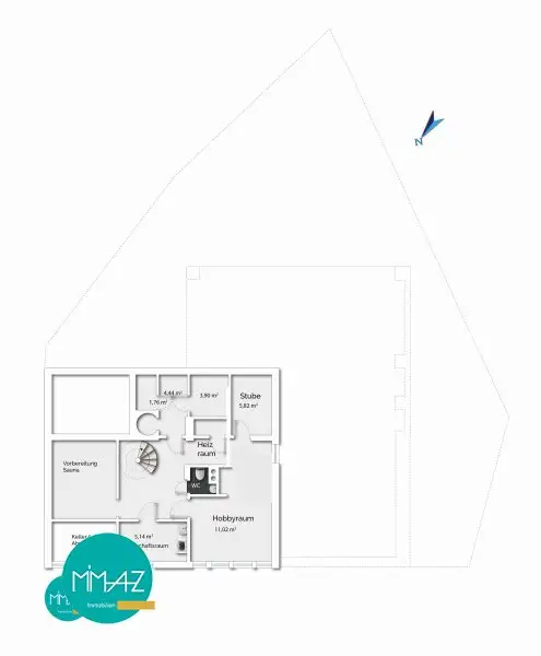 KLEINOD BEIM ROTEN BERG • Stilvoller Bungalow mit Eigengarten • 7 Zimmer • 2 Terrassen • Flexible Nutzung • Zeitloser Wohnkomfort