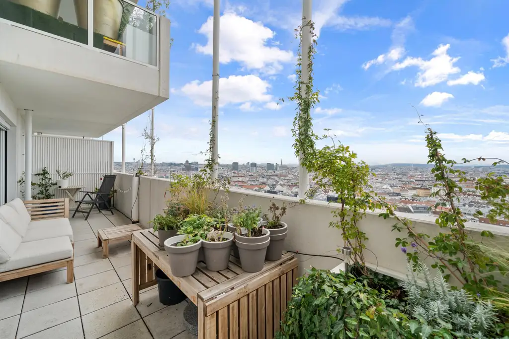 TABORAMA! Außergewöhnliche Penthousewohnung mit Fernblick im Herzen des 2. Bezirks
