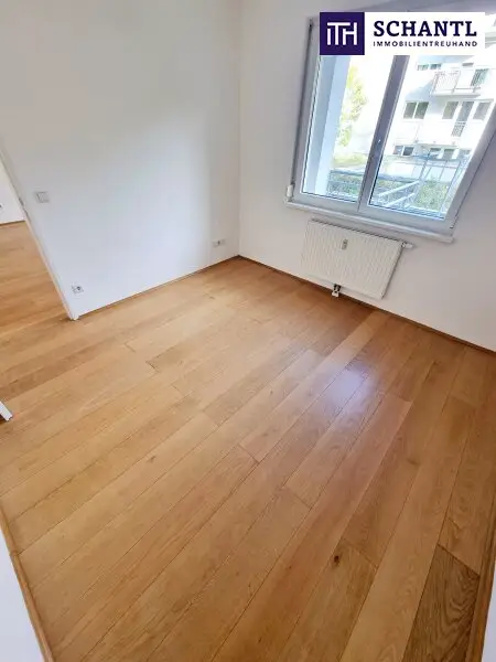 Klein wohnen - groß genießen! Hofseitige Neubauwohnung mit Balkon und Grünblick! Perfekte Raumaufteilung + Beste Vermietbarkeit + Garagenplatz optional! Jetzt zugreifen!