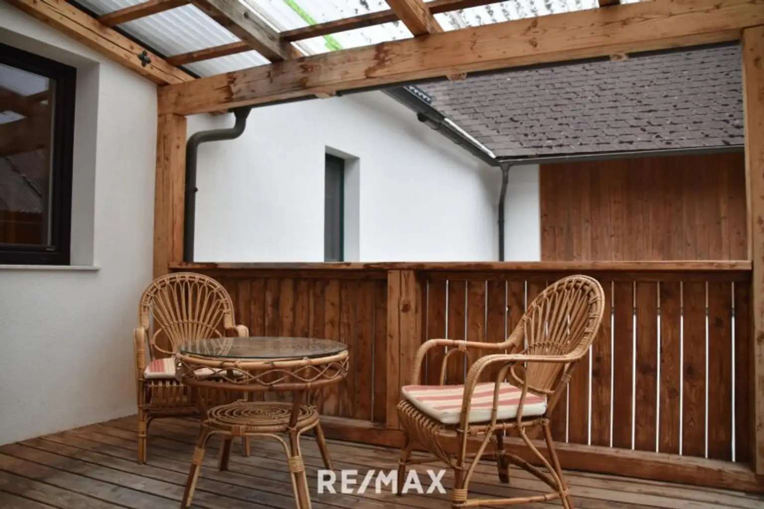 Terrasse im Innenhof