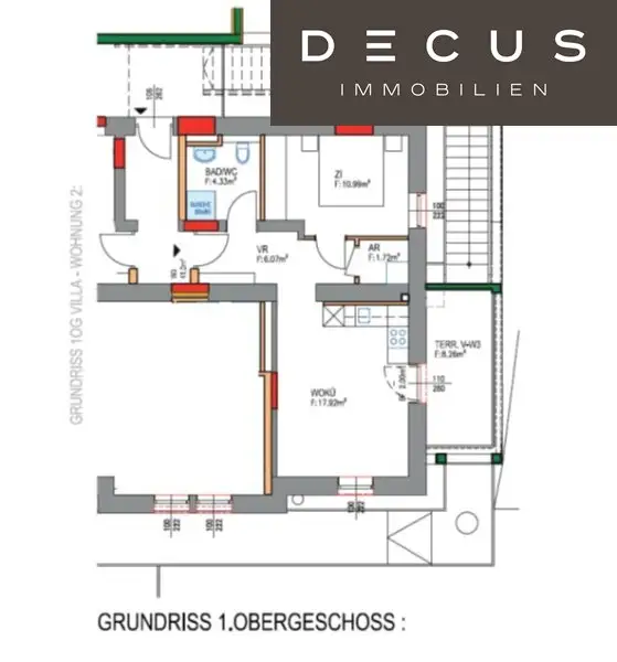 | CHARMANTE 2-ZIMMER-WOHNUNG MIT TERRASSE | 1. OG | ca. 41m² | IN GRAZ-RAGNITZ | HELL & GEMÜTLICH | SEHR GUTE LAGE