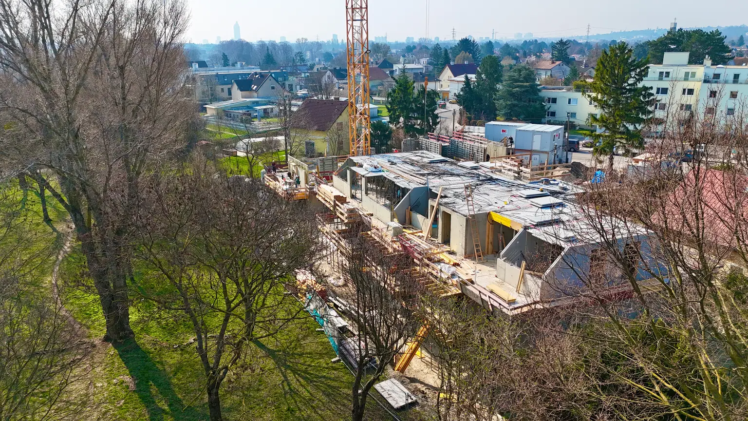 Neues Projekt in der Schwarzelackenau beim Marchfeldkanal - noch 17 Einheiten verfügbar!