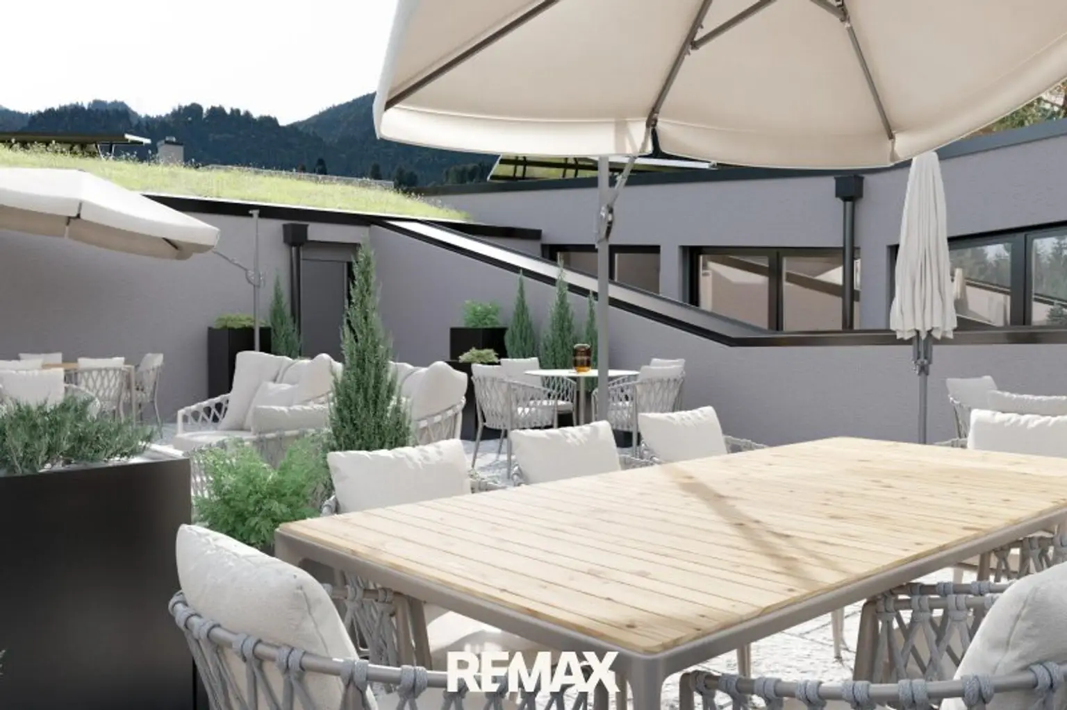 Wohnanlage - Dachterrasse