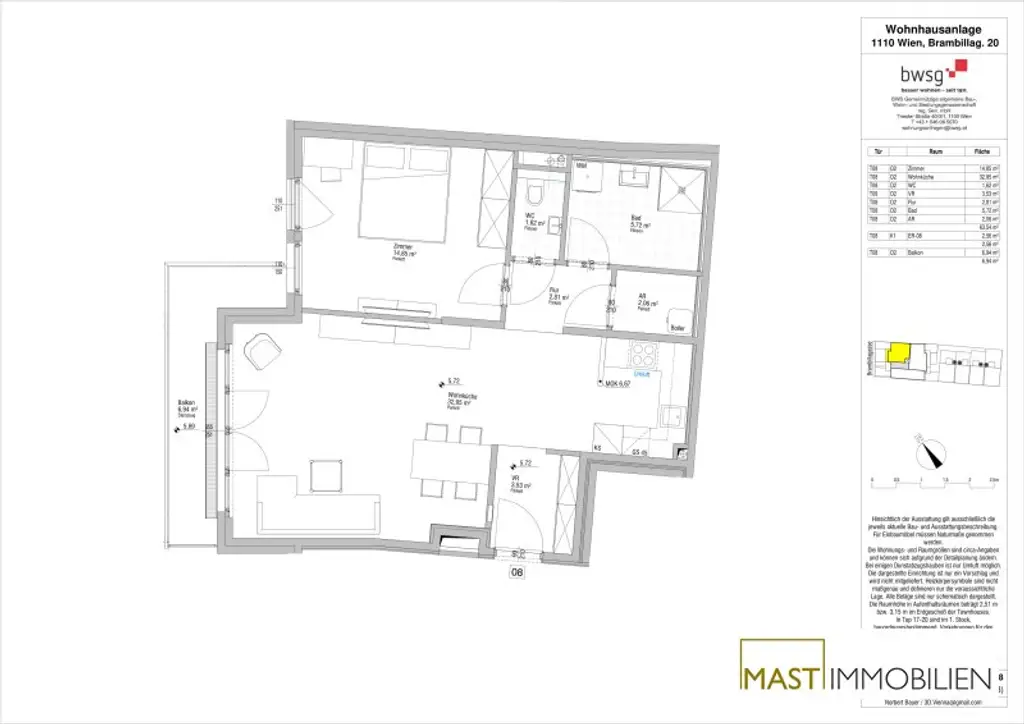 Provisionsfreie 2-Zimmer Wohnung in U3 Nähe!