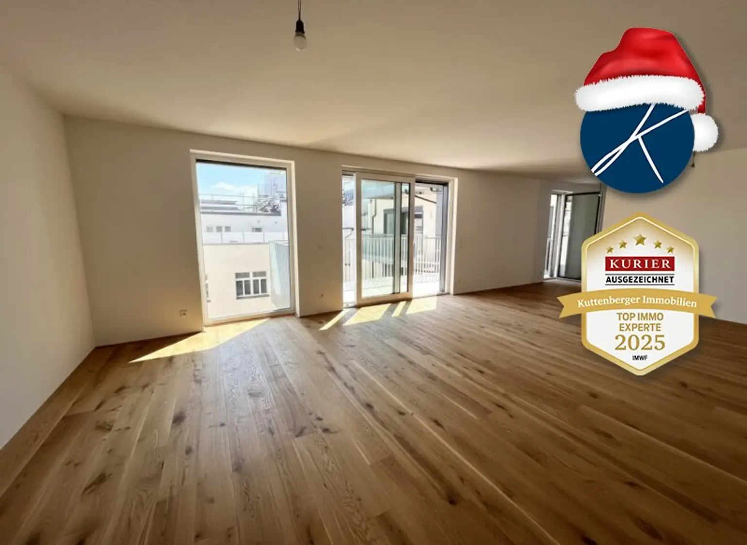 Wohnküche, Parkett, 45 m²