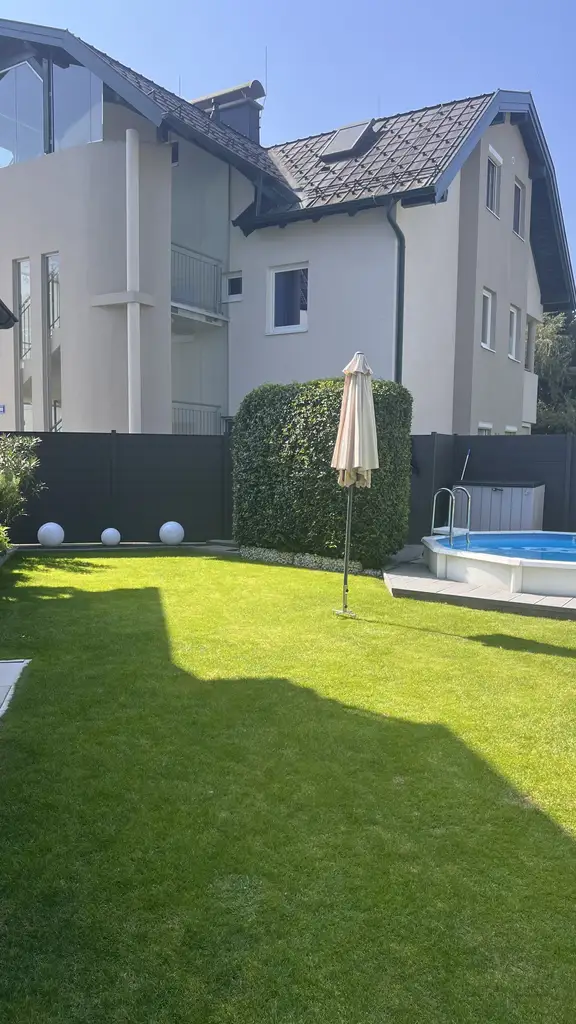 Moderne Gartenwohnung mit Pool: Komfortables Wohnen in Wals- Siezenheim für anspruchsvolle Genießer