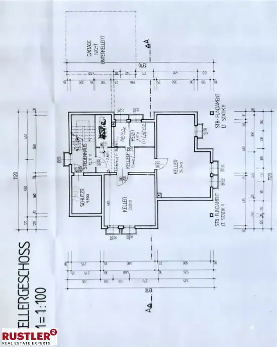 Grundriss Keller