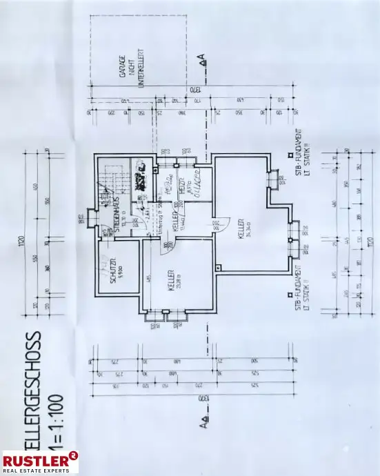 Grundriss Keller