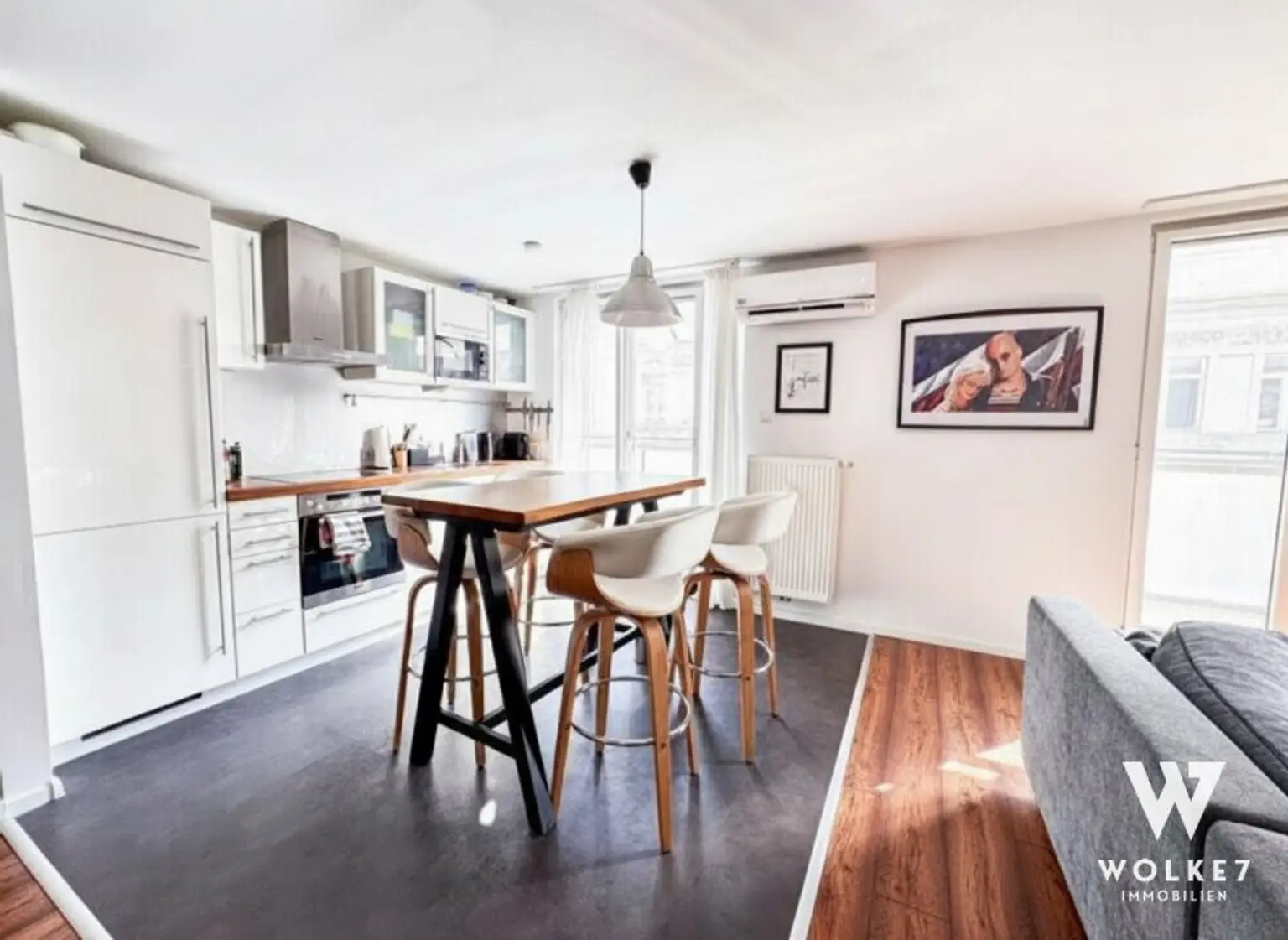 Helle 3-Zimmer-Wohnung mit gr. Terrasse nahe Naschmarkt | Klima | 3 Gehminuten U4 Pilgramgasse