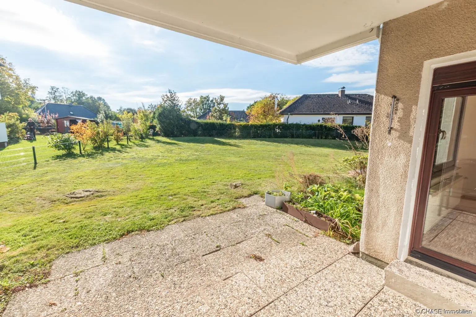Terrasse mit Gartennutzung