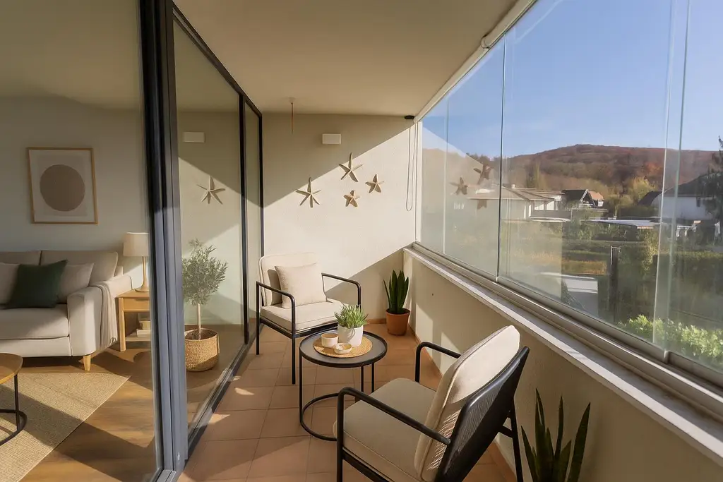 Helle 3-Zimmer-Wohnung mit Loggia in ruhiger Grünlage von Mauerbach