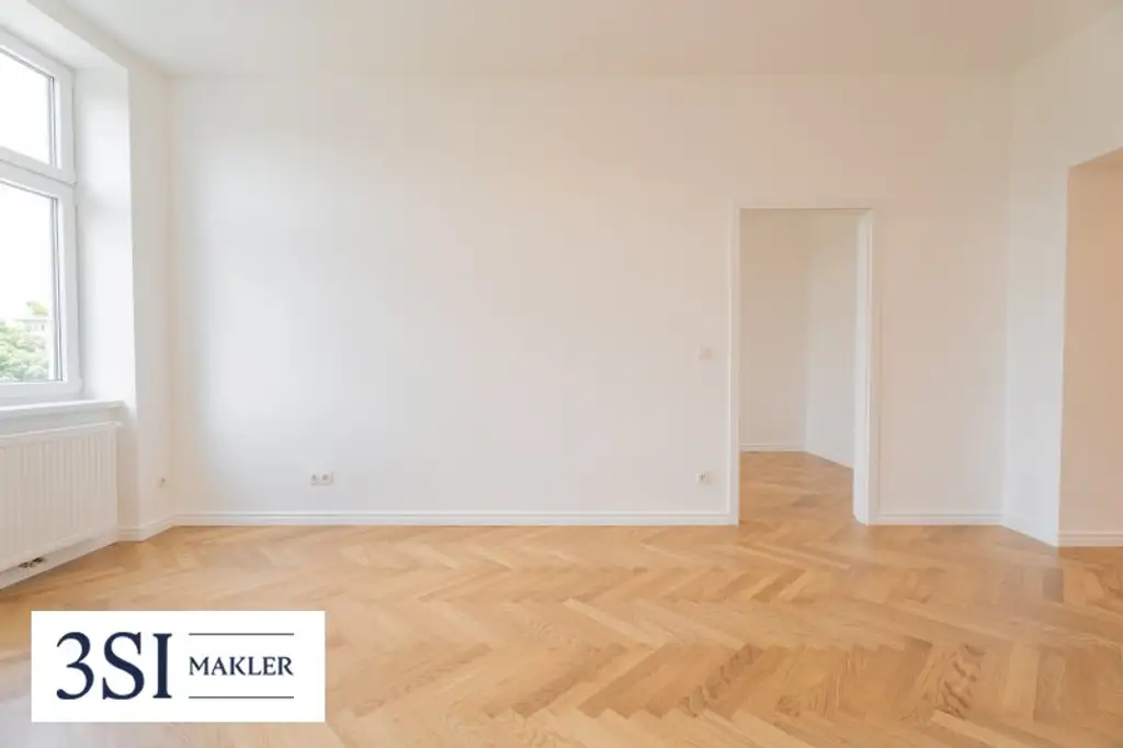 Elegante 3-Zimmer-Wohnung mit Parkblick – Erstbezug im revitalisierten Altbau