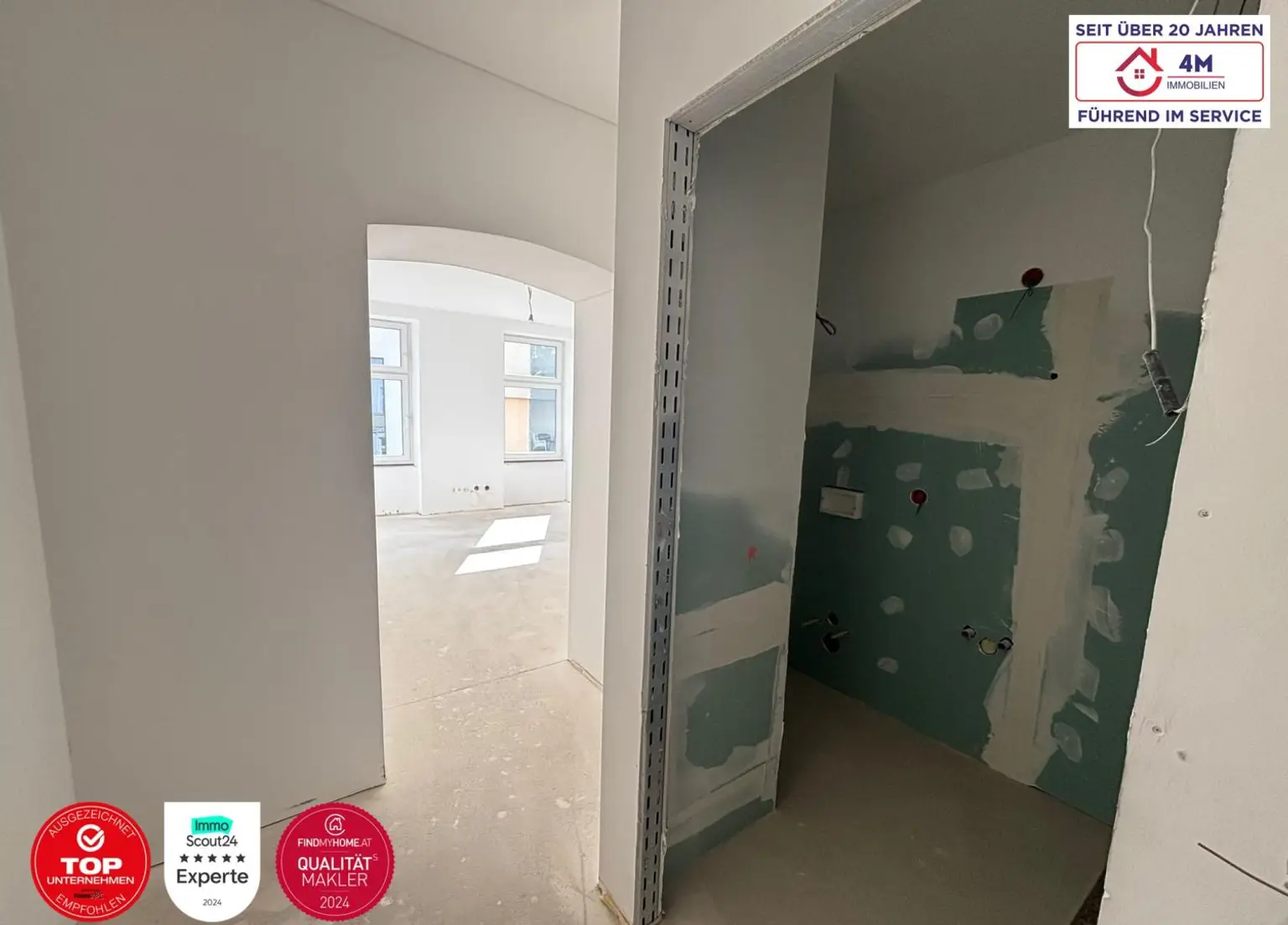 ***AIR BNB & Kurzzeitvermietung *** Stilvolle 2-Zimmer-Wohnung mit 38,53 m² im Erstbezug