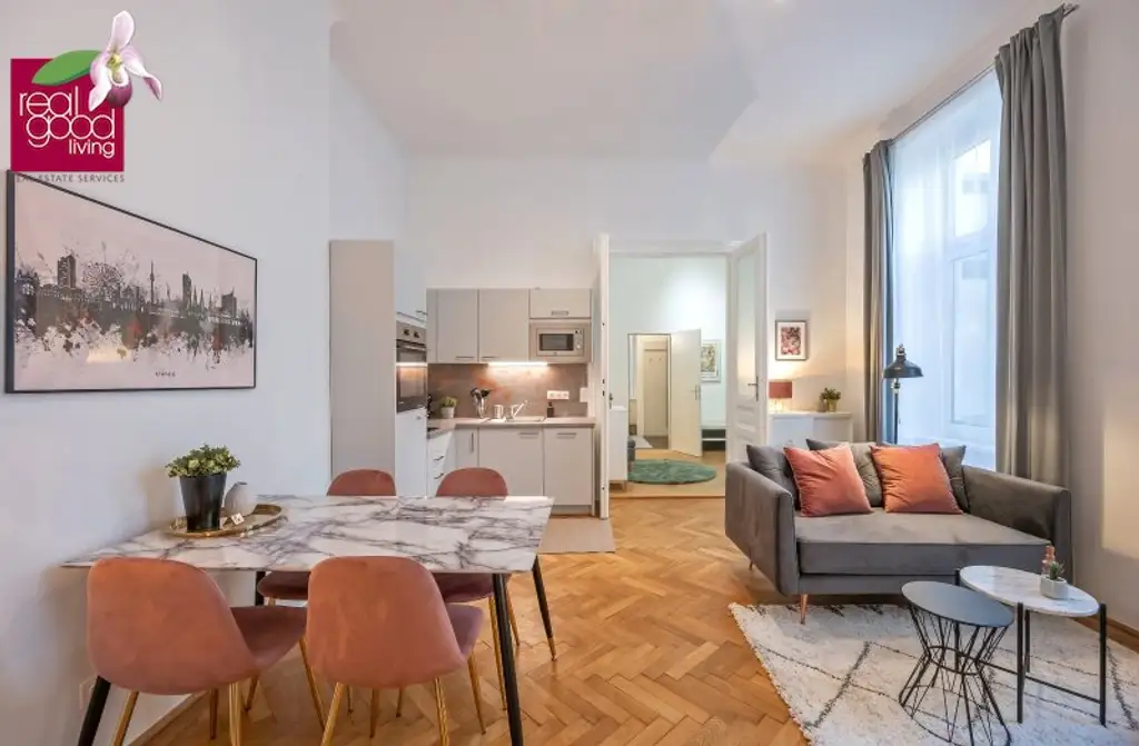 Altbau-Cityapartment komplett hofseitig & ruhig – sofort bezugsfertig | 3 Zimmer