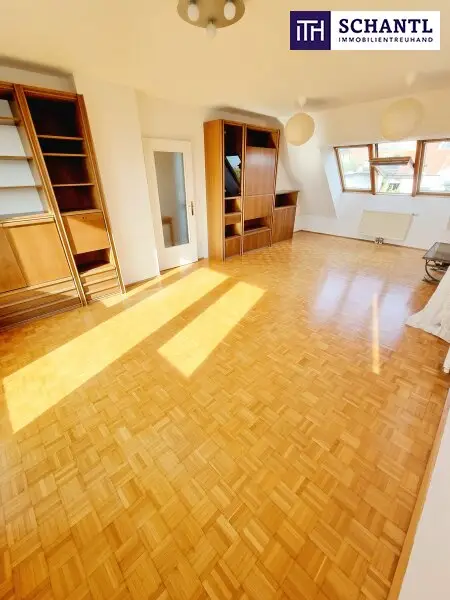 Traumhafter Fernblick + Absolute Grün- und Ruhelage + Tolle Raumaufteilung + Garagenplatz inklusive! Das perfekte Zuhause über den Dächern...