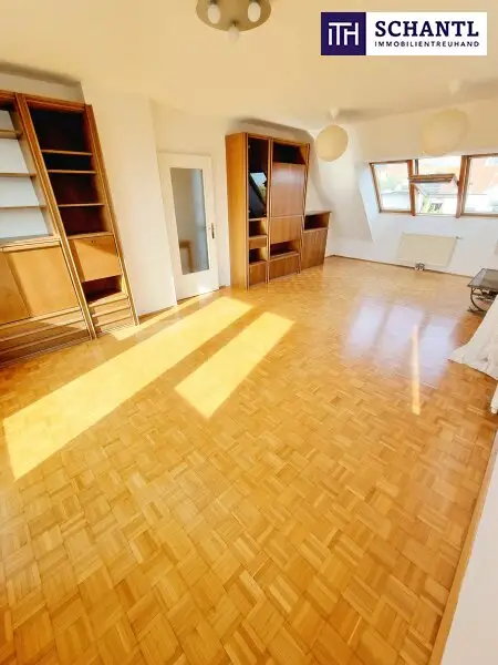 Traumhafter Fernblick + Absolute Grün- und Ruhelage + Tolle Raumaufteilung + Garagenplatz inklusive! Das perfekte Zuhause über den Dächern...