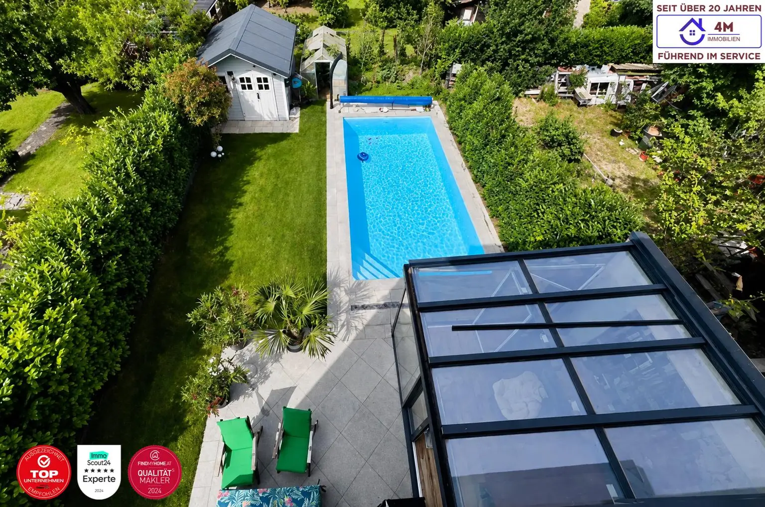 Ausblick auf den Garten