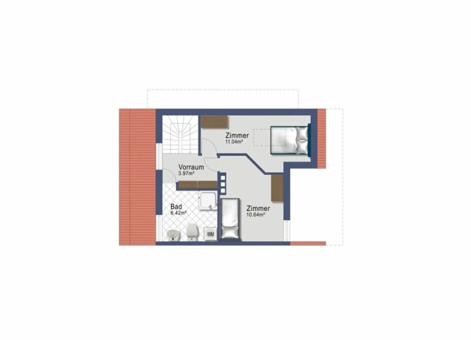 Maisonette - 2. Stock