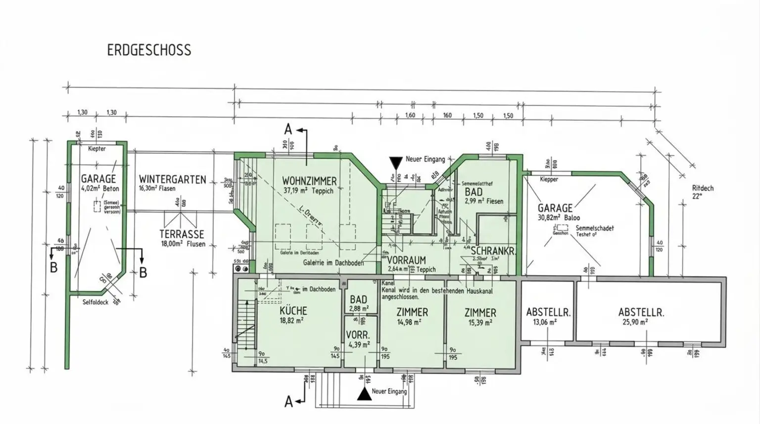 Grundriss Erdgeschoss neu
