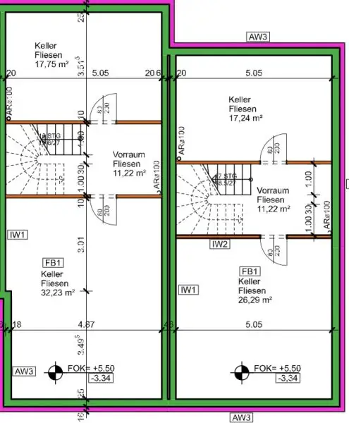 Familientraum - Doppelhaushälften - Großzügige Außenflächen - Massivbau - Luftwärmepumpe