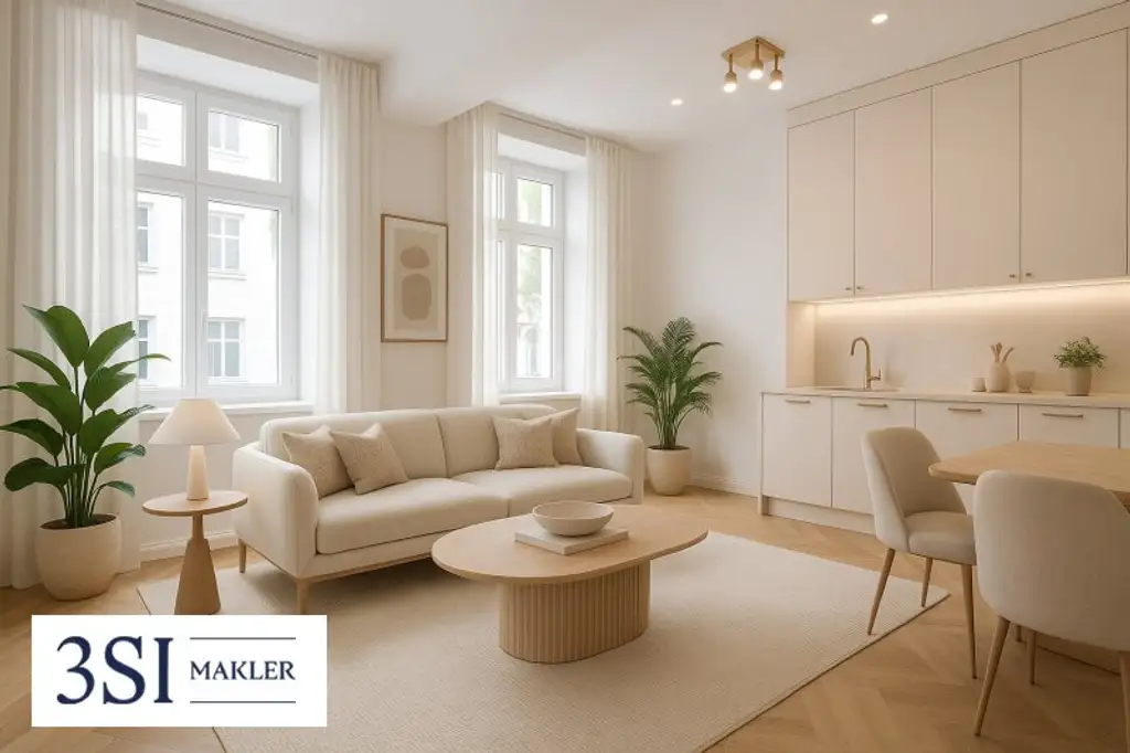 Moderne sanierter 2-Zimmer-Altbau in 1120 Wien – Erstbezug zum Top-Preis von 269.000 €!